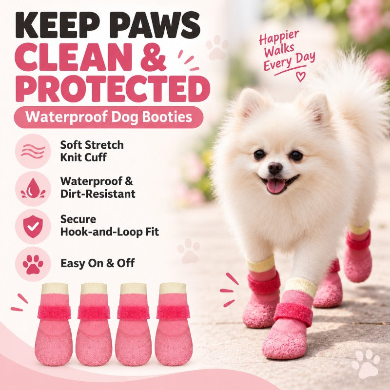Waterproof Knit Dog Booties