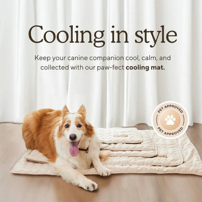 Portable Pet Cooling Mat – No Gel, No Freeze, Just Instant Relief