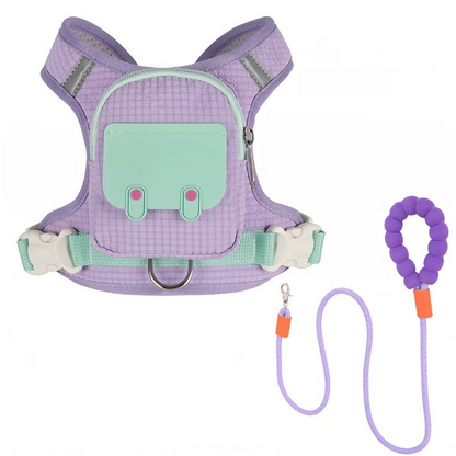 Dog Backpack Harness Set