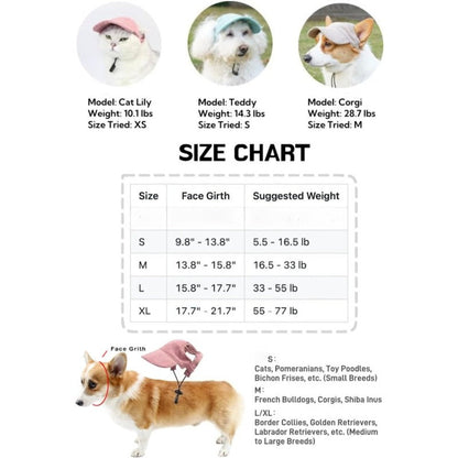 UV Blocking Pet Sunhat