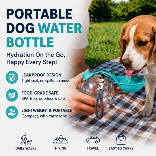 Dual-Purpose Pet Travel Bottle