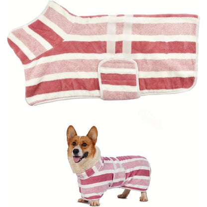 Super Absorbent Dog Bathrobe