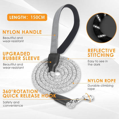 YoPoll Breathable Dog Harness with Reflective Leash