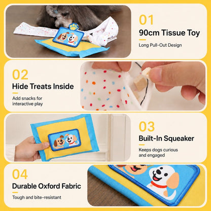 Snuffle & Pull Tissue Toy