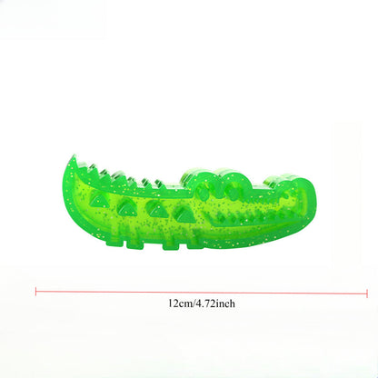 Yopoll Slow-Feed Chew & Fetch Crocodile Dog Toy