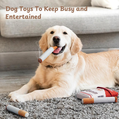 Cuddle Ciggy Plush Cigarette Dog Toy Set