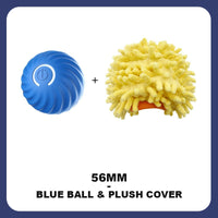 Blue ball & plush cover