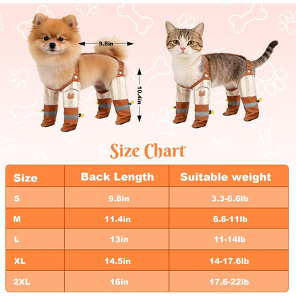 Stay-On Suspender Dog Boots