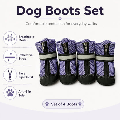 Breathable Mesh Dog Boots