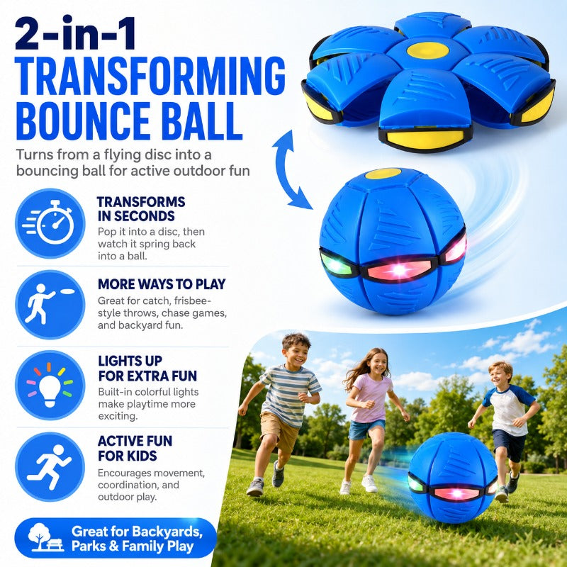Transforming Saucer-Ball Toy