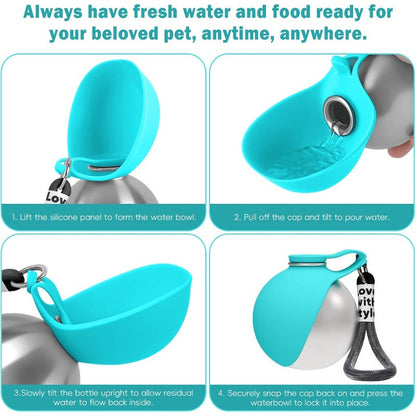 Instant Flip-Out Dog Bowl