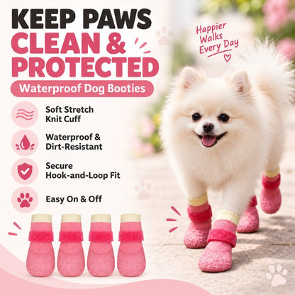 Waterproof Knit Dog Booties